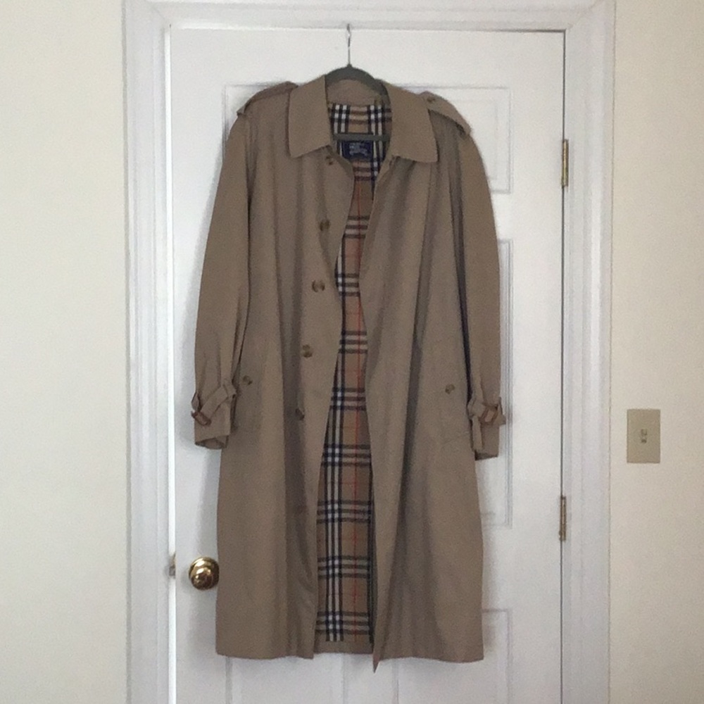 Burberry Double Breasted Trench Coat